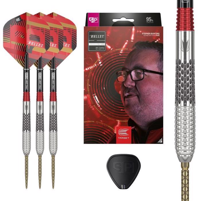  Stephen Bunting G5 95% NT steeltip dartpile fra Target